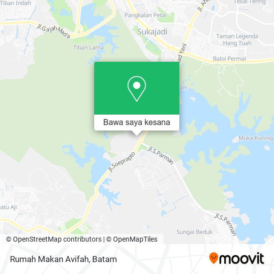 Peta Rumah Makan Avifah