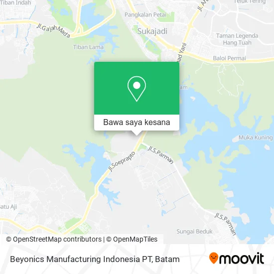 Peta Beyonics Manufacturing Indonesia PT