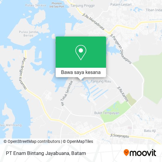 Peta PT Enam Bintang Jayabuana