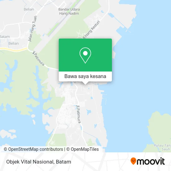 Peta Objek Vital Nasional