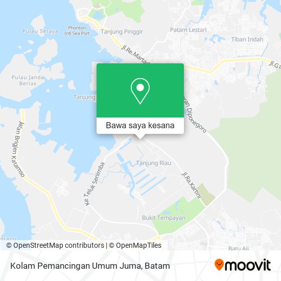 Peta Kolam Pemancingan Umum Juma