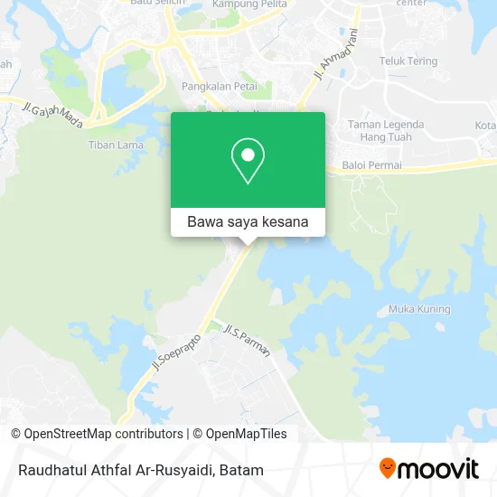 Peta Raudhatul Athfal Ar-Rusyaidi