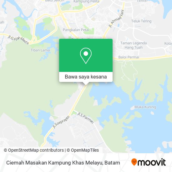 Peta Ciemah Masakan Kampung Khas Melayu