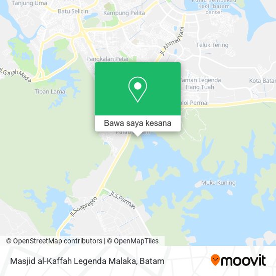 Peta Masjid al-Kaffah Legenda Malaka
