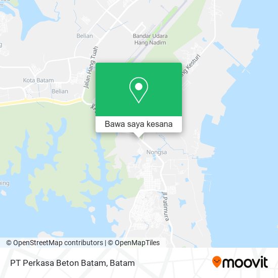 Peta PT Perkasa Beton Batam