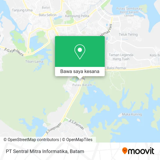 Peta PT Sentral Mitra Informatika