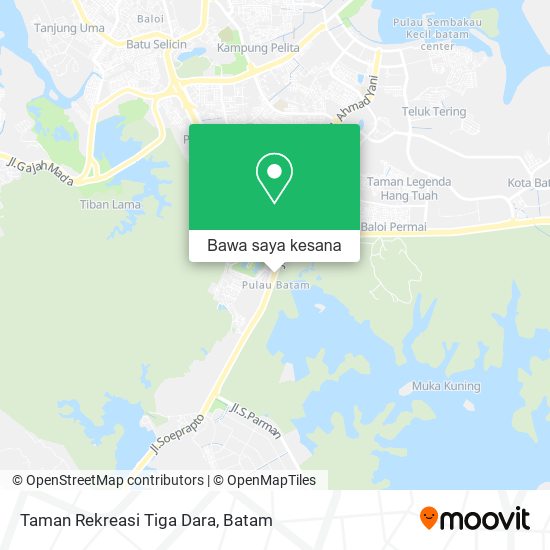 Peta Taman Rekreasi Tiga Dara