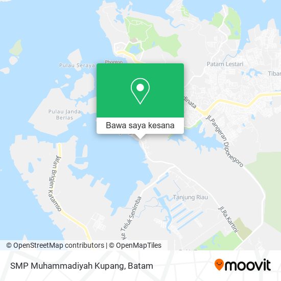 Peta SMP Muhammadiyah Kupang
