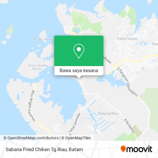 Peta Sabana Fried Chiken Tg.Riau