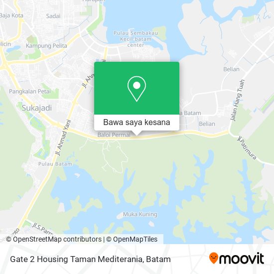 Peta Gate 2 Housing Taman Mediterania