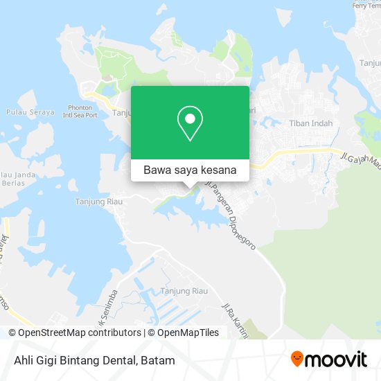 Peta Ahli Gigi Bintang Dental