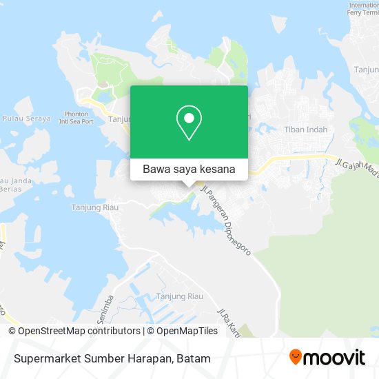 Peta Supermarket Sumber Harapan