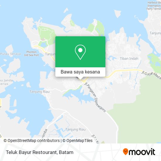 Peta Teluk Bayur Restourant