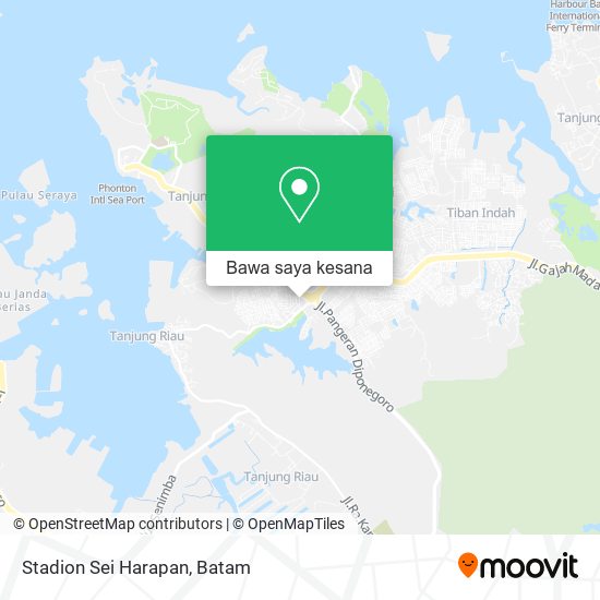 Peta Stadion Sei Harapan