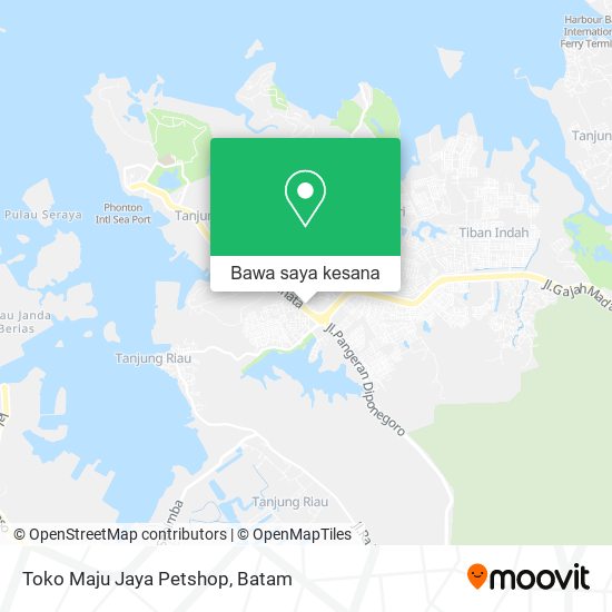 Peta Toko Maju Jaya Petshop