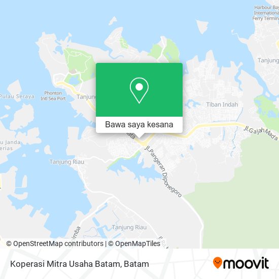 Peta Koperasi Mitra Usaha Batam