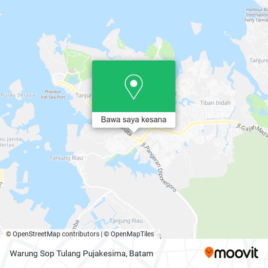 Peta Warung Sop Tulang Pujakesima
