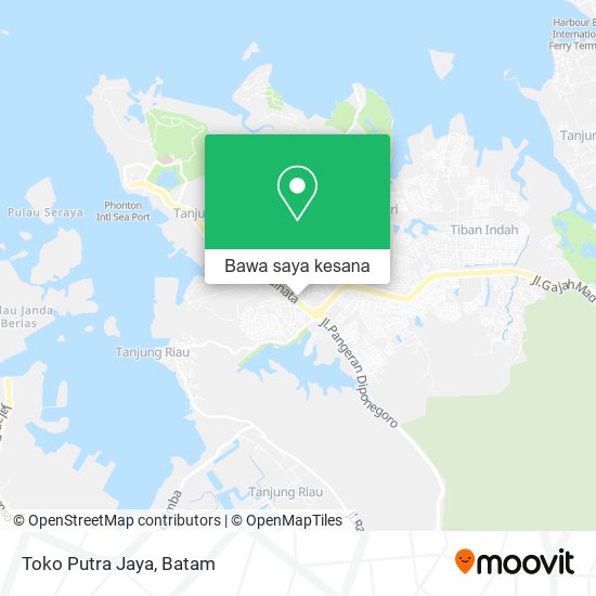 Peta Toko Putra Jaya