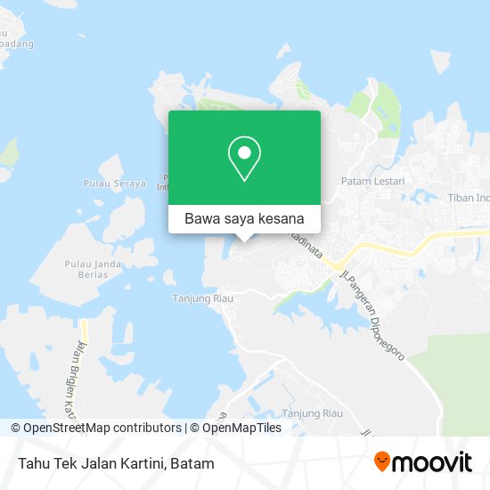 Peta Tahu Tek Jalan Kartini
