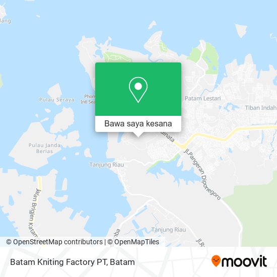 Peta Batam Kniting Factory PT