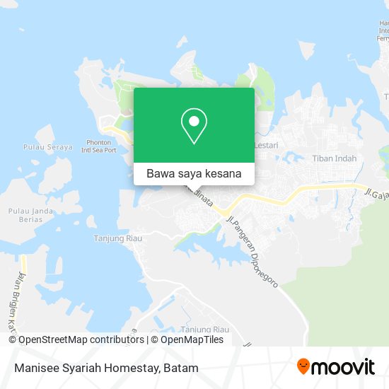 Peta Manisee Syariah Homestay