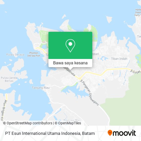 Peta PT Esun International Utama Indonesia