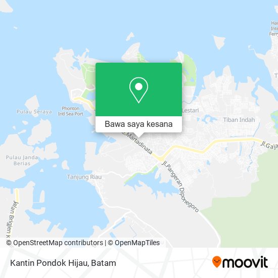 Peta Kantin Pondok Hijau