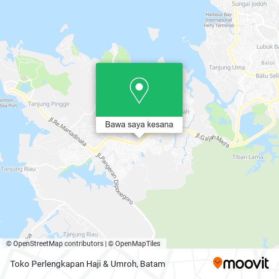 Peta Toko Perlengkapan Haji & Umroh