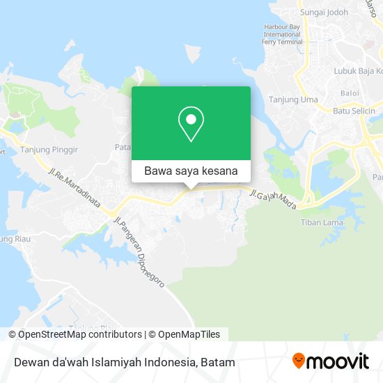 Peta Dewan da'wah Islamiyah Indonesia