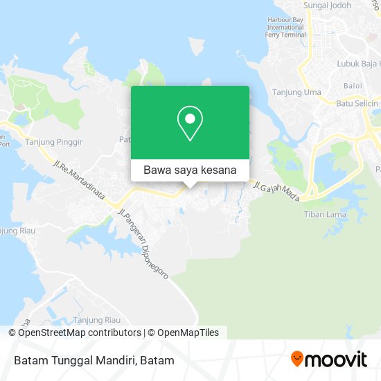 Peta Batam Tunggal Mandiri