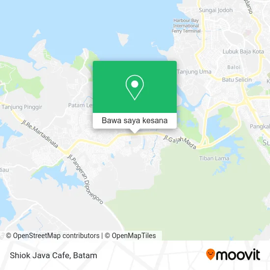 Peta Shiok Java Cafe