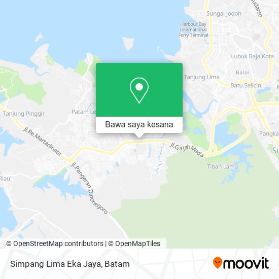 Peta Simpang Lima Eka Jaya