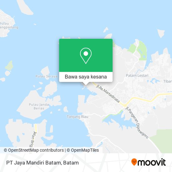 Peta PT Jaya Mandiri Batam