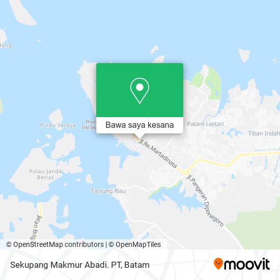 Peta Sekupang Makmur Abadi. PT