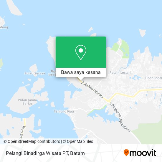 Peta Pelangi Binadirga Wisata PT