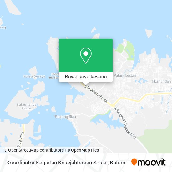 Peta Koordinator Kegiatan Kesejahteraan Sosial