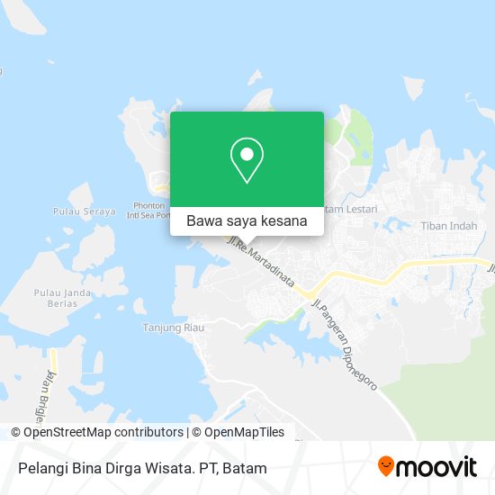 Peta Pelangi Bina Dirga Wisata. PT