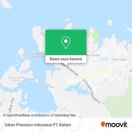 Peta Giken Precision Indonesia PT