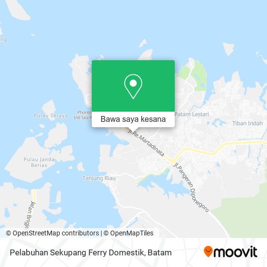 Peta Pelabuhan Sekupang Ferry Domestik