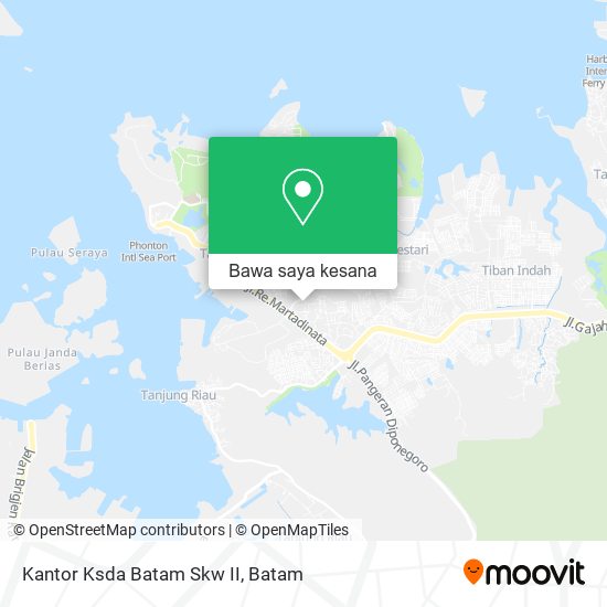 Peta Kantor Ksda Batam Skw II