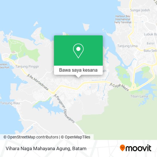 Peta Vihara Naga Mahayana Agung