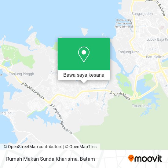 Peta Rumah Makan Sunda Kharisma