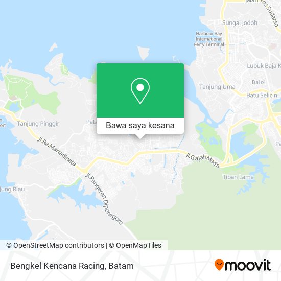 Peta Bengkel Kencana Racing