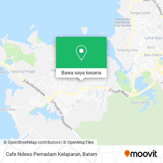 Peta Cafe Ndeso Pemadam Kelaparan