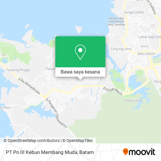 Peta PT Pn III Kebun Membang Muda