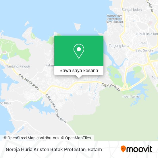 Peta Gereja Huria Kristen Batak Protestan