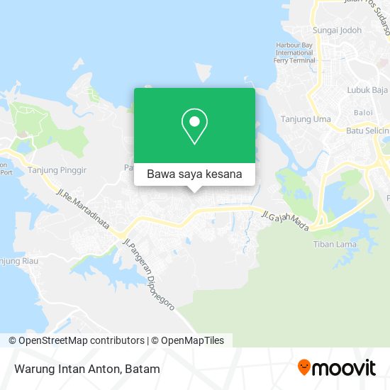 Peta Warung Intan Anton