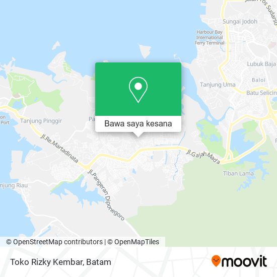 Peta Toko Rizky Kembar