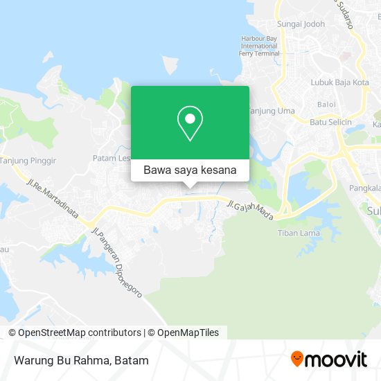 Peta Warung Bu Rahma