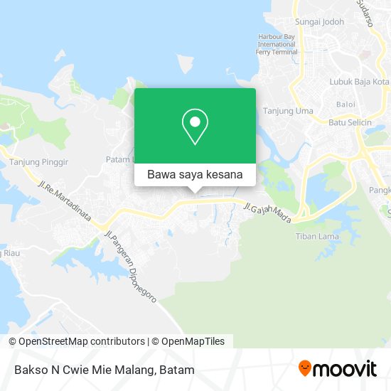 Peta Bakso N Cwie Mie Malang